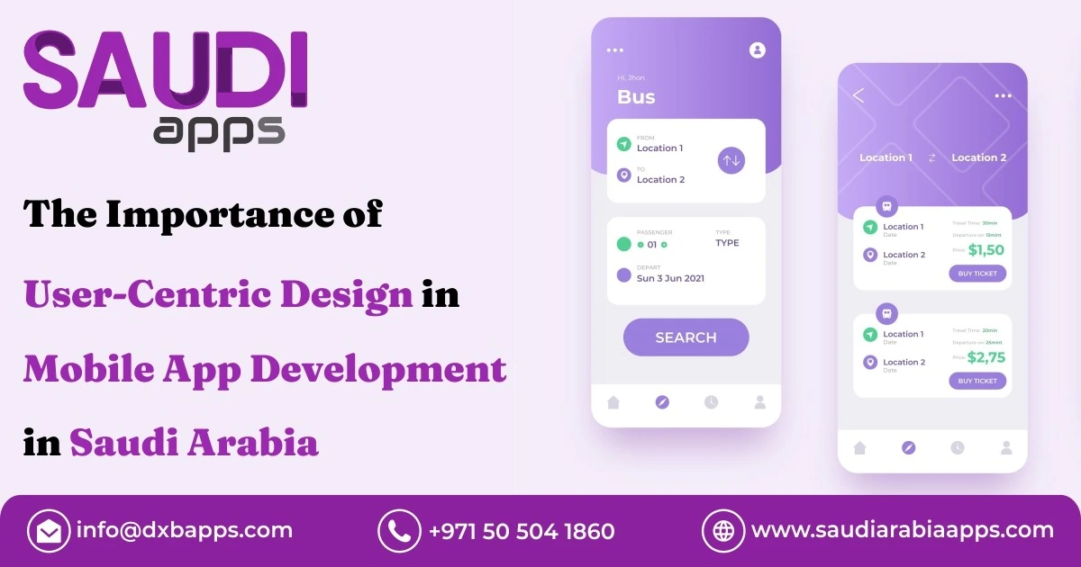 The Importance of User-Centric Design in Mobile App Development in Saudi Arabia