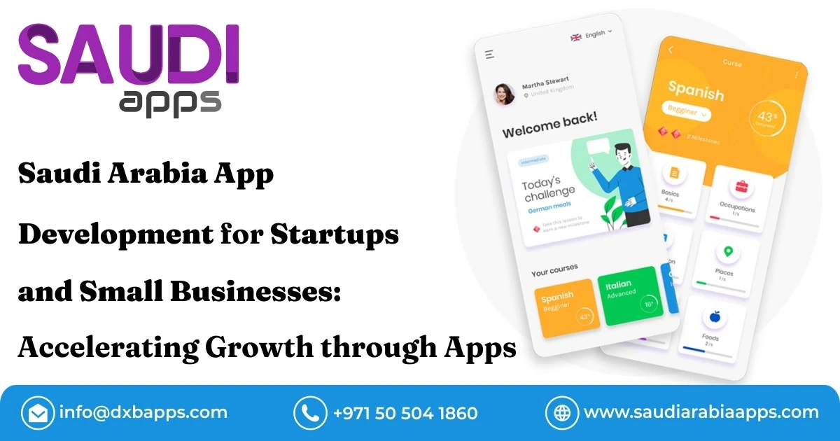 Saudi Arabia App Development For Startups And Small Businesses