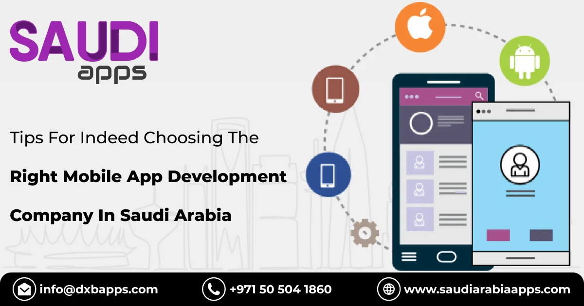 Tips For Indeed Choosing The Right Mobile App Development Company In Saudi Arabia